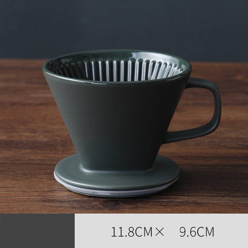 Ceramic Coffee Pourover Filter and Pot